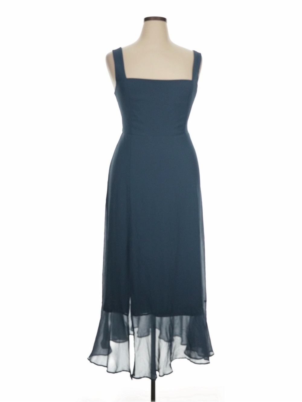 Show Me Your MuMu Teal Claire Midi Dress